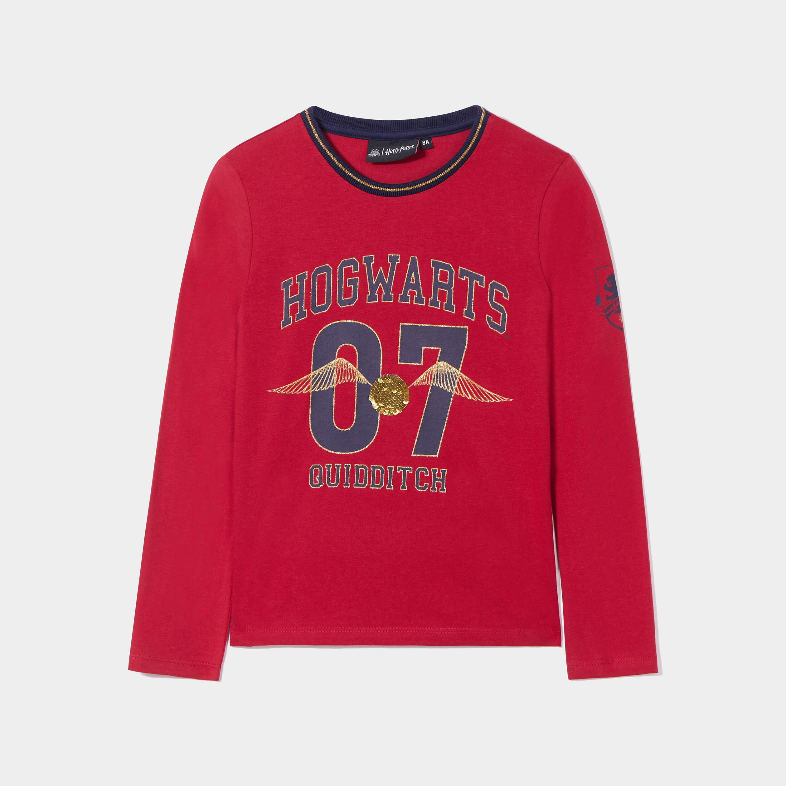 T-shirt manches longues Harry Potter bordeaux fille | La Halle