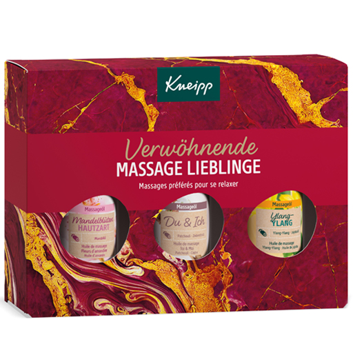 KNEIPP Geschenkset Verwöhnende Massage Lieblinge  3X20 ml  Öl