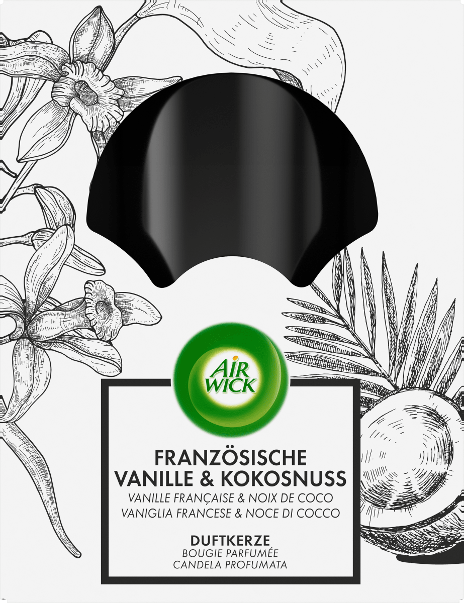 Duftkerze im Glas Vanilleschote & Kokosnuss 220g, 1 St