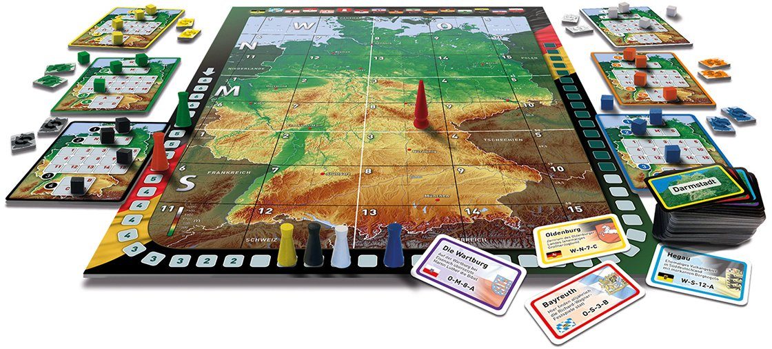 Kosmos Spiel, Geografie-Spiel Deutschland - Finden Sie Minden?, Made in Germany