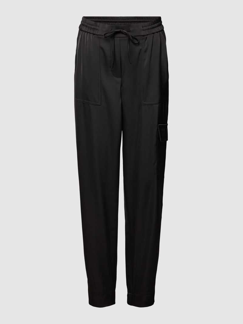 Hose aus Viskose-Mix Modell 'Mija' in black