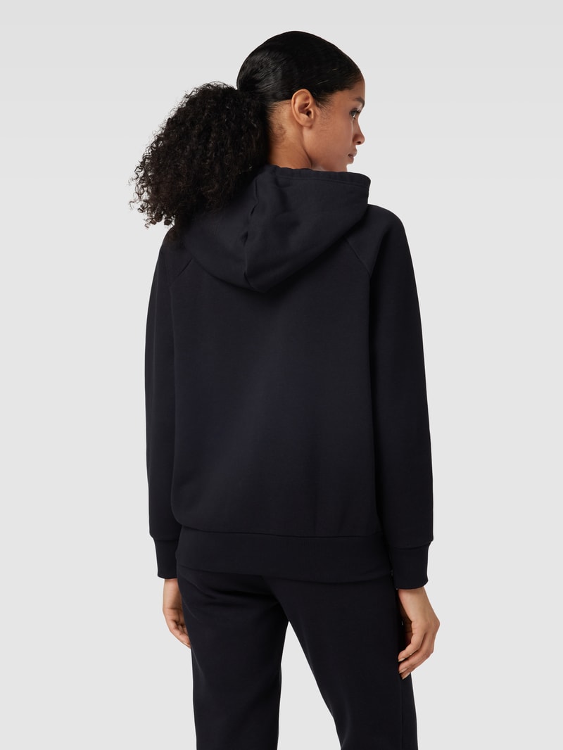 Sweatjacke mit Kapuze in schwarz