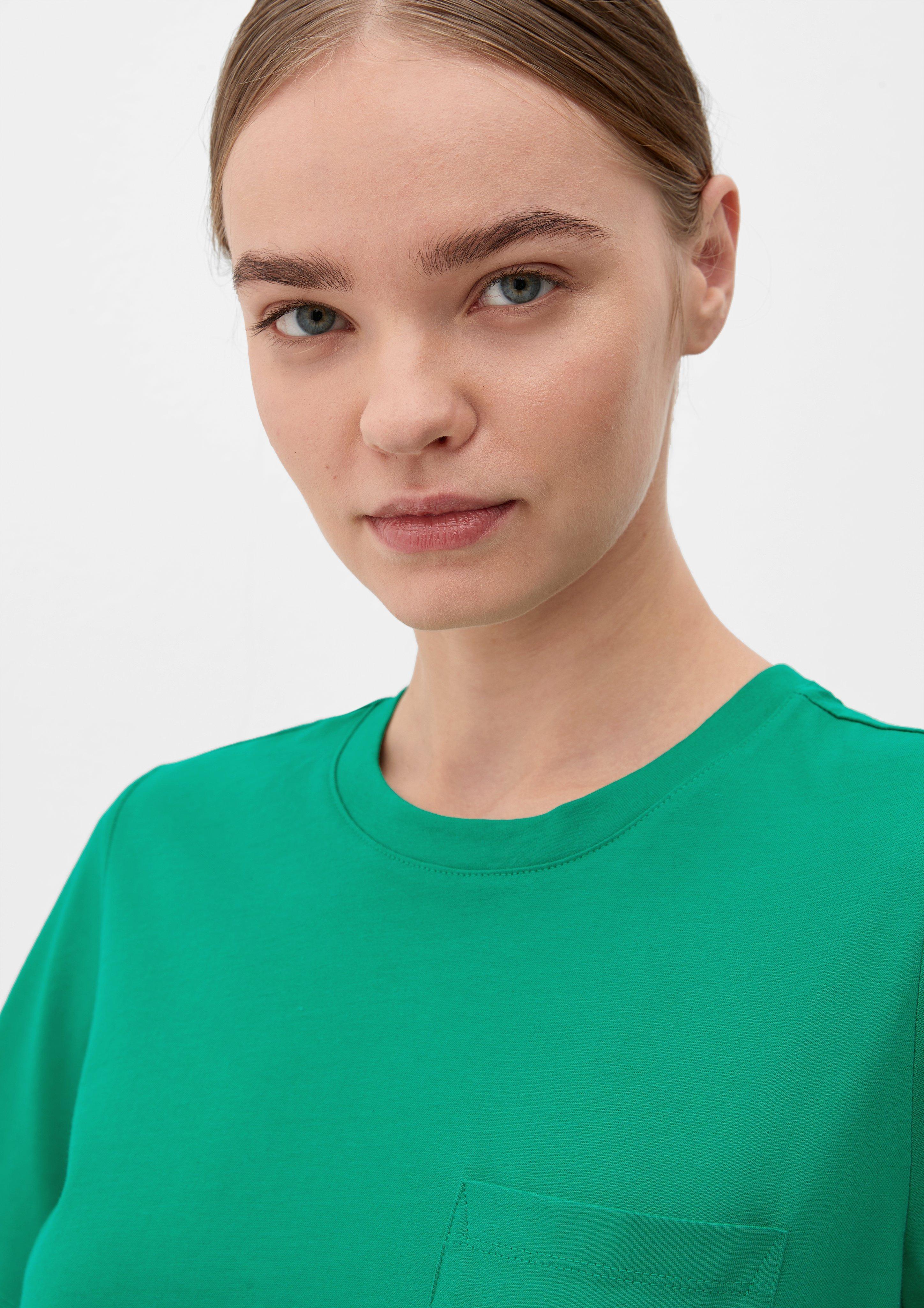 T-Shirt mit Brusttasche  2129620-7646