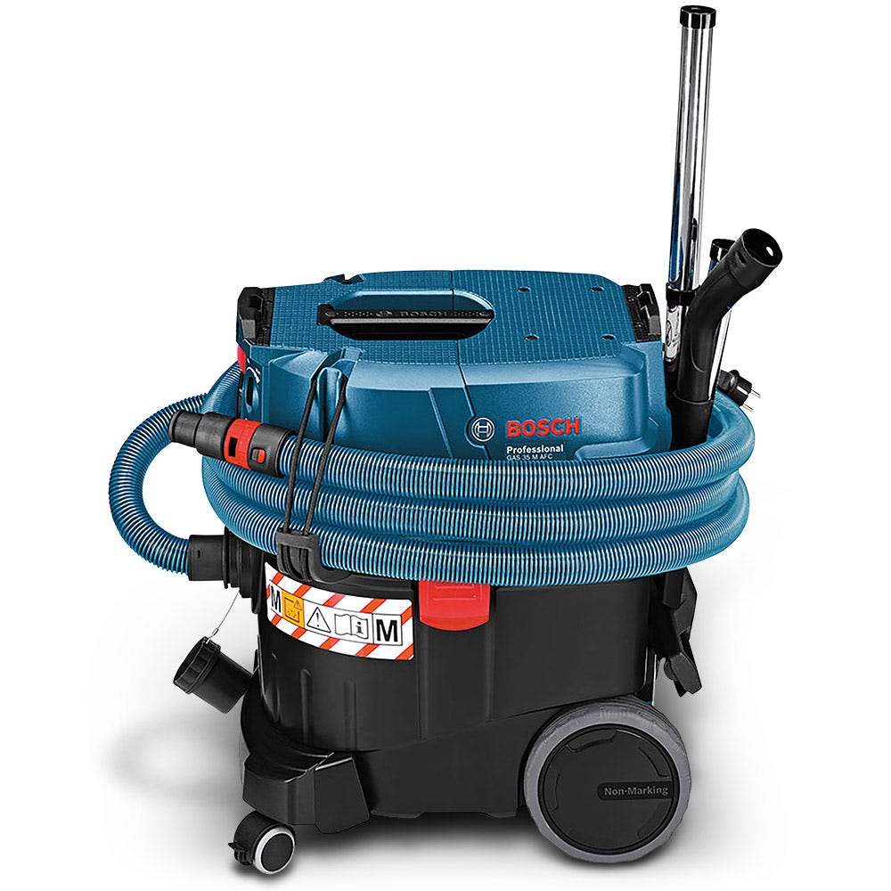 Aspirador industrial BOSCH 240 V 35 l classe M para uso em superfícies secas e úmidas 06019C3140