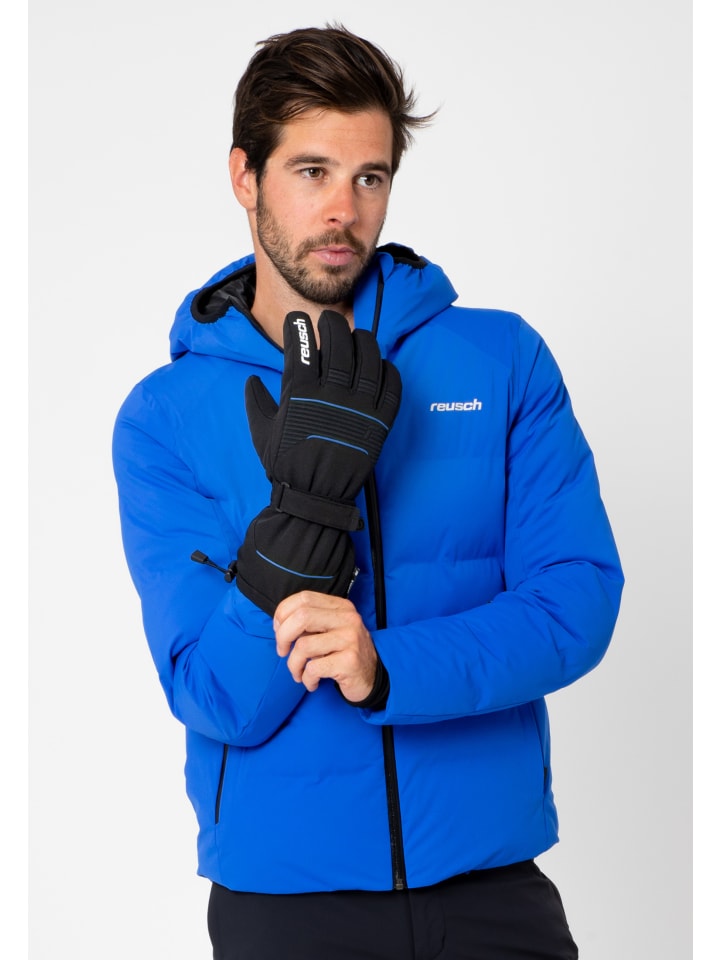 Reusch Fingerhandschuhe Crosby R-TEX® XT in 7760 black / brilliant blue günstig kaufen
