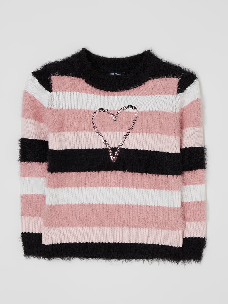 Pullover mit Baumwoll-Anteil in rosa