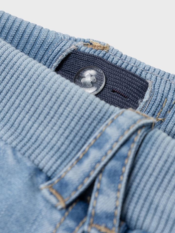 name it Baggy Cargo Jeans Hose Stretch Denim Jogger Pants NMMBEN in Blau günstig kaufen 80