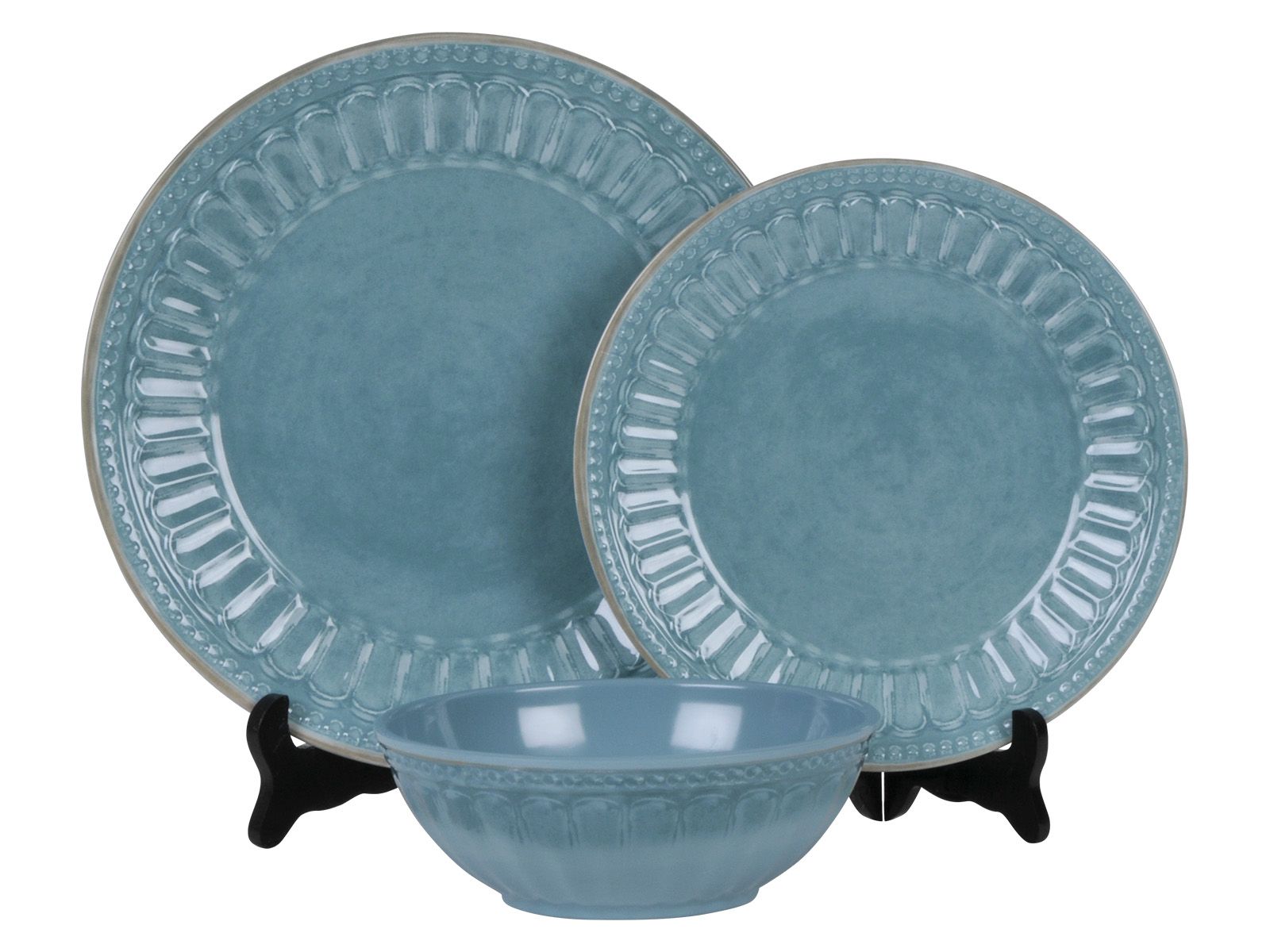 Flamefield Vintage Blue 12-teiliges Geschirrset