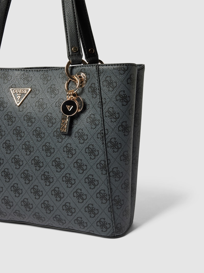 Shopper mit Label-Detail Modell 'NOELLE' in graphit