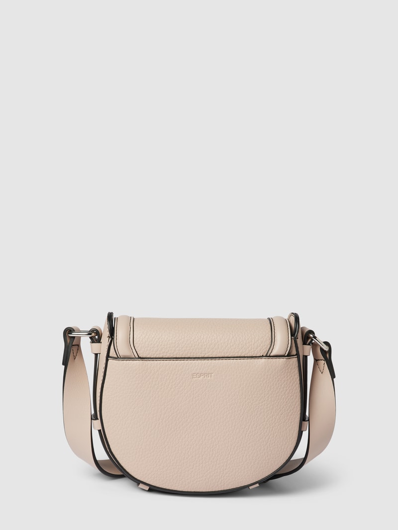 Handtasche mit Strukturmuster Modell 'Ollie' in ecru
