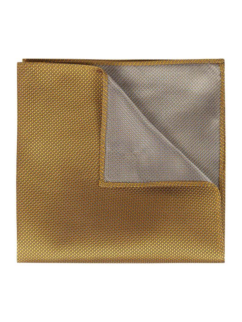 Fliege und Einstecktuch im Set in gold