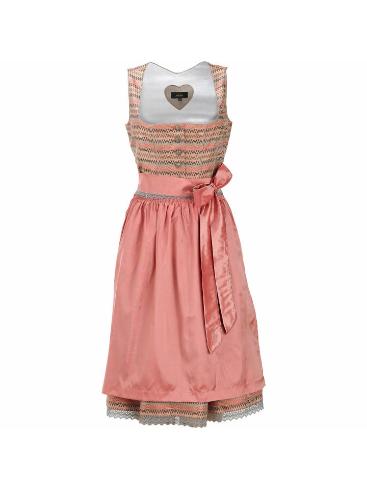 Wiesnkönig Dirndl Minza (Midi) in Rose günstig kaufen 32