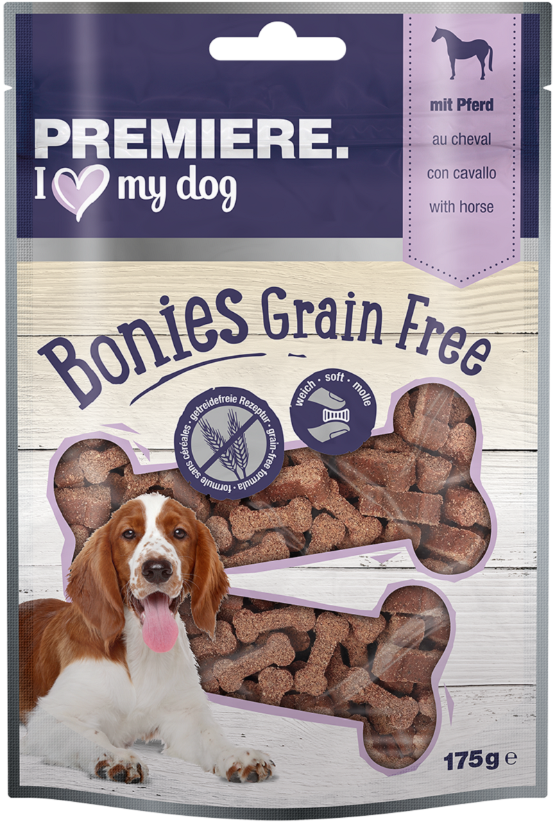 PREMIERE Snacks PREMIERE Bonies grain free 175g Pferd