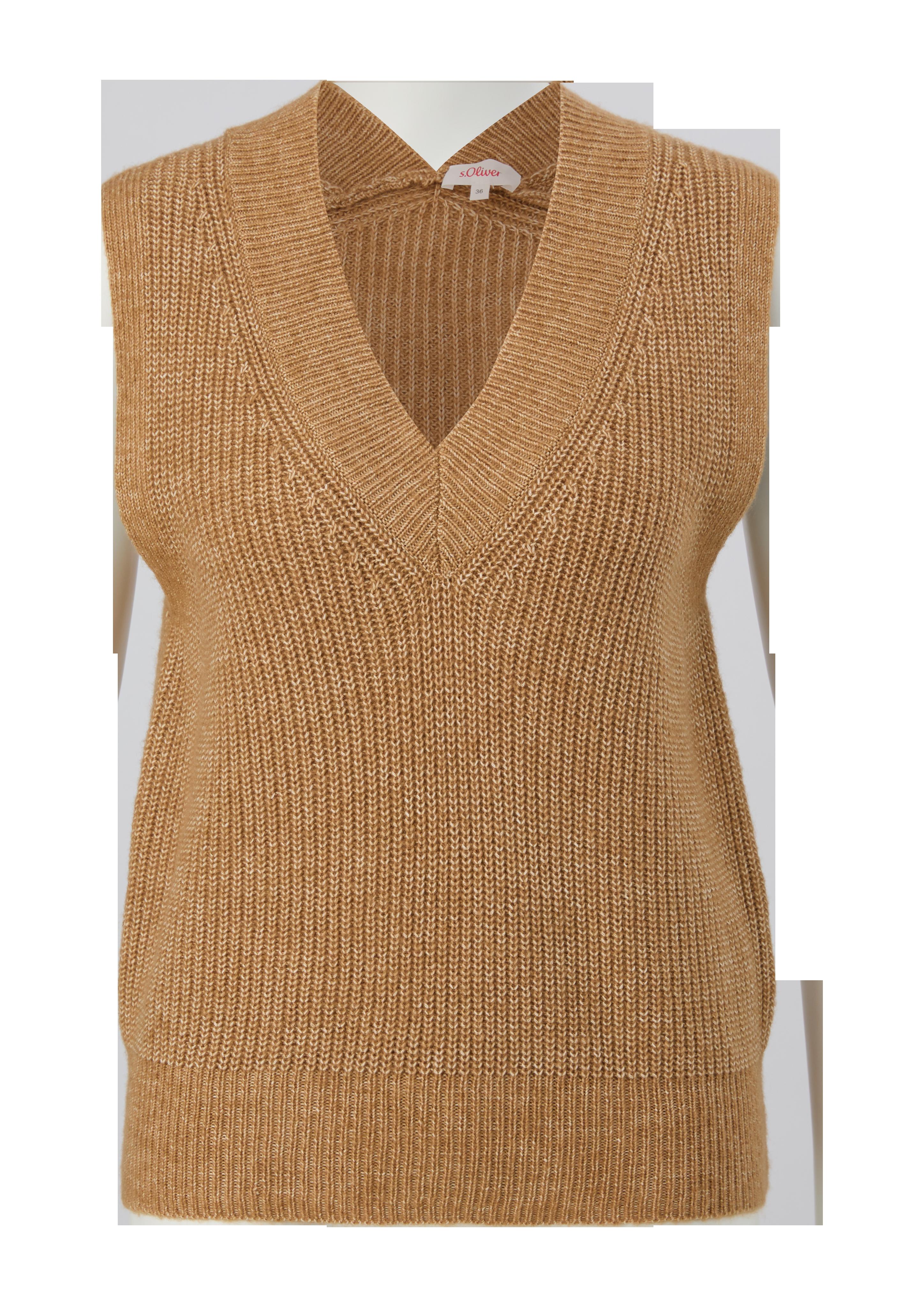 Strickpullunder mit V-Ausschnitt  2124205-8469