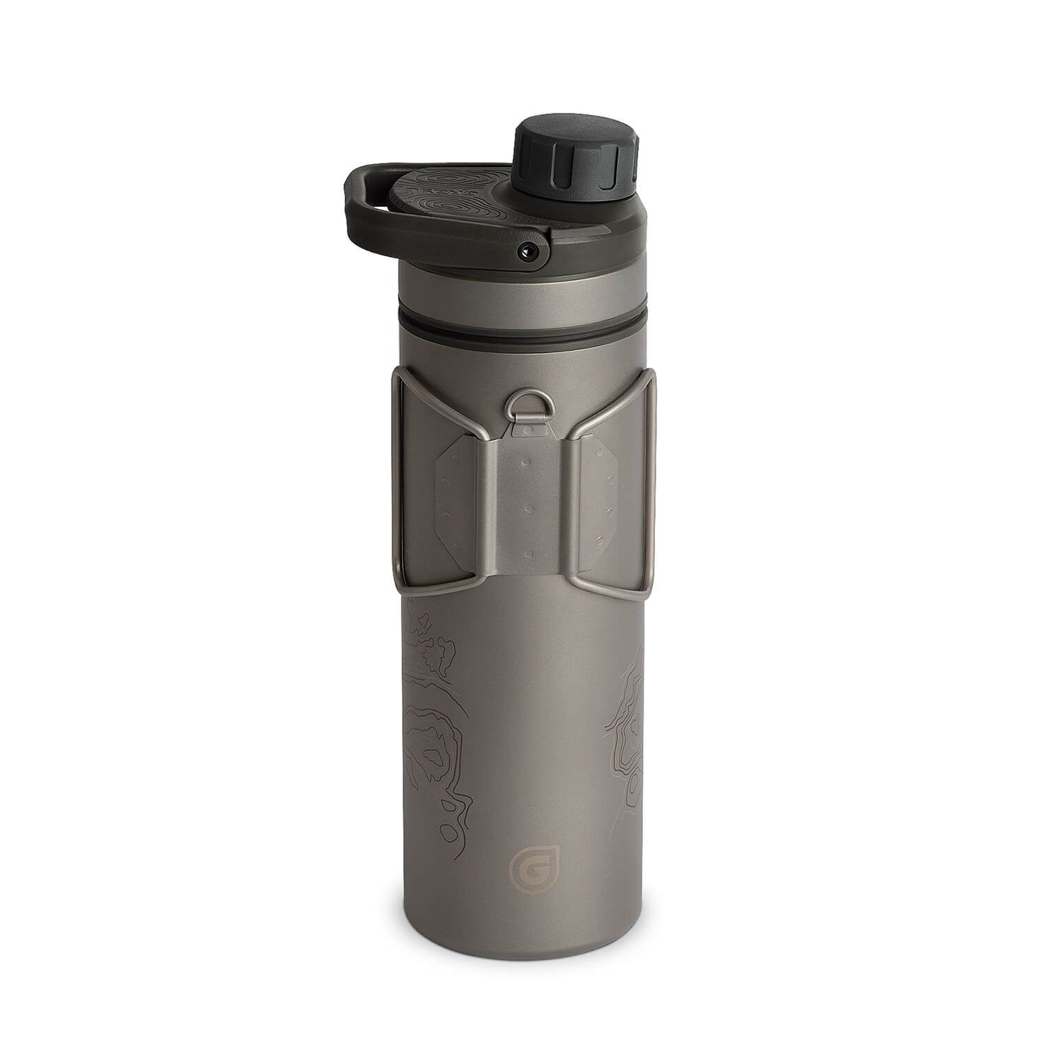 Titanium UltraPress Purifier Trinkflasche