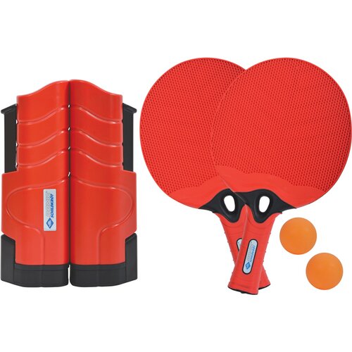 TISCHTENNIS-SET (2X SCHLÄGER + 2 BÄLLE + 1 FLEX NET)