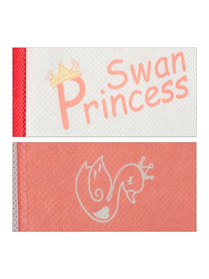 relaxdays Kinderregal Schwan in Weiß/Rot - (B)53 x (H)62 x (T)30 cm günstig kaufen onesize