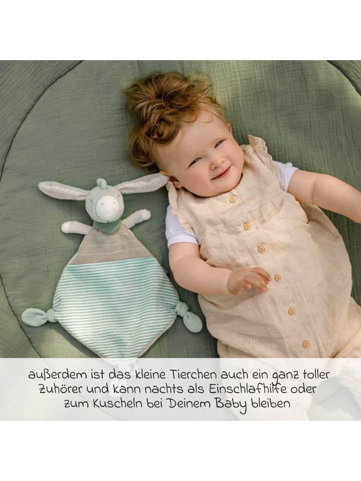 Fehn Schmusetuch / Schnuffeltuch - Esel in grau,gruen günstig kaufen onesize