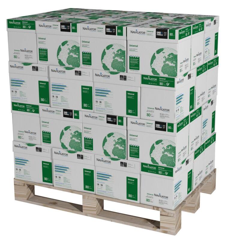 Navigator Universal DIN A4 Druckerpapier 80 g/m² Glatt Weiß 240 Pack à 500 Blatt