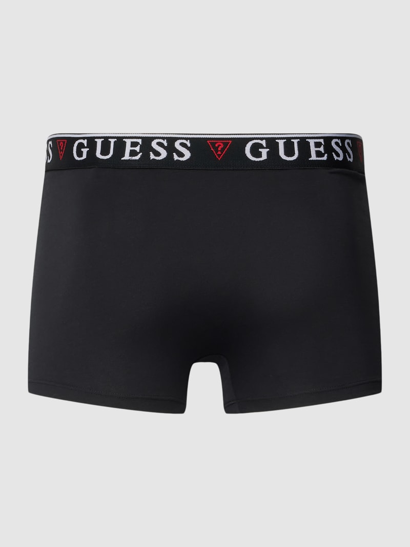 Trunks mit elastischem Bund Modell 'BRIAN HERO' im 3er-Pack in schwarz