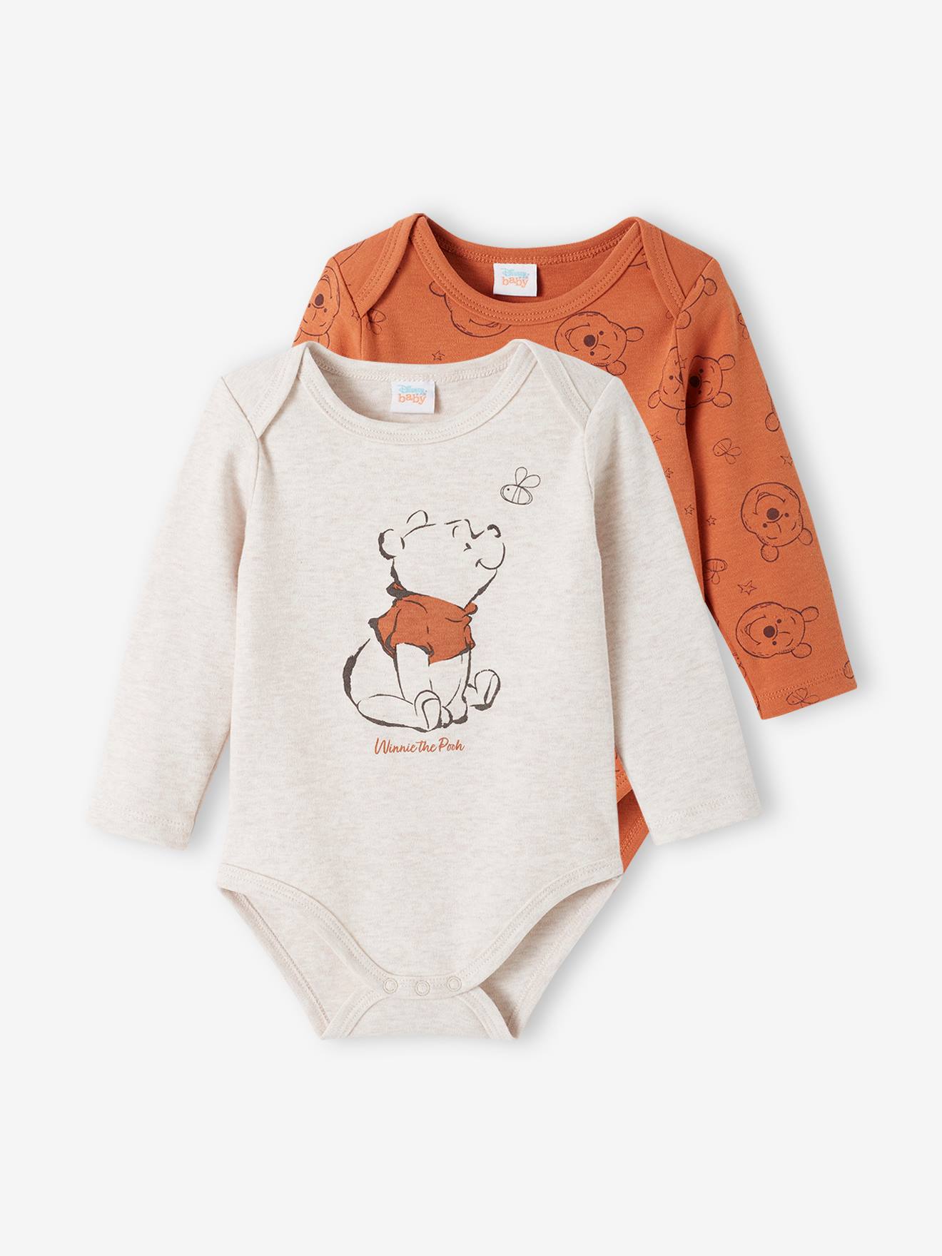 Winnie the Pooh 2er-Pack Baby Bodys Disney WINNIE PUUH - vanille
