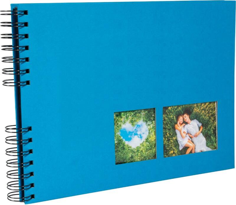 Exacompta Milano Spiralfotoalbum Hardback Papier 22 x 32 x 3 cm Blau