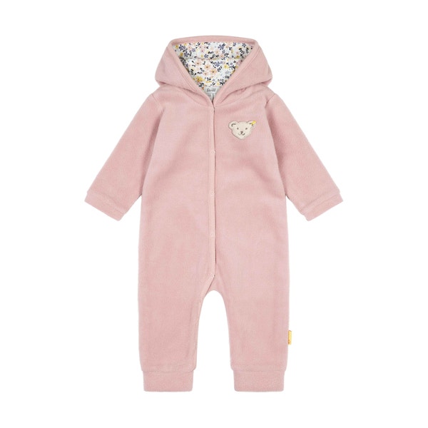 Strampler langarm, rosa für Mädchen