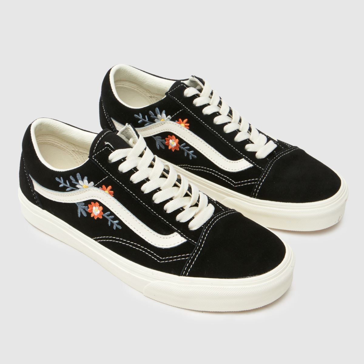Vans – Old Skool – Svarta, flerfärgade sneakers