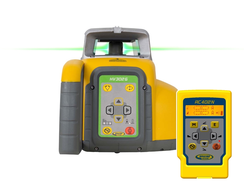 Spectra Physics 600700 HV302G pyörivä viimeistelylaser vihreällä säteellä (ladattava)