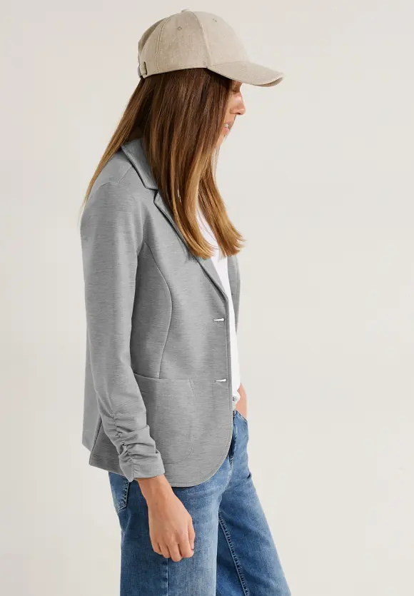 CECIL Sweatblazer mit Raffung