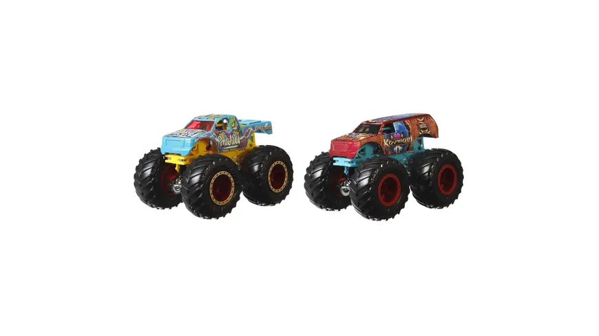 Hot Wheels Monster Trucks 1:64 Die-Cast 2er-Pack Sortiment
