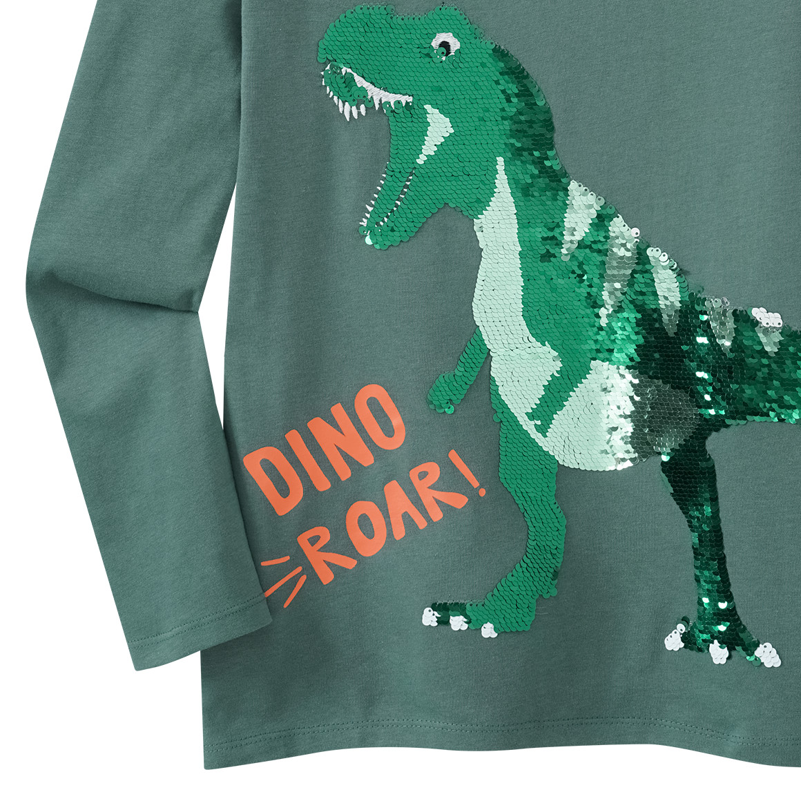 Jungen Langarmshirt mit Wendepailletten