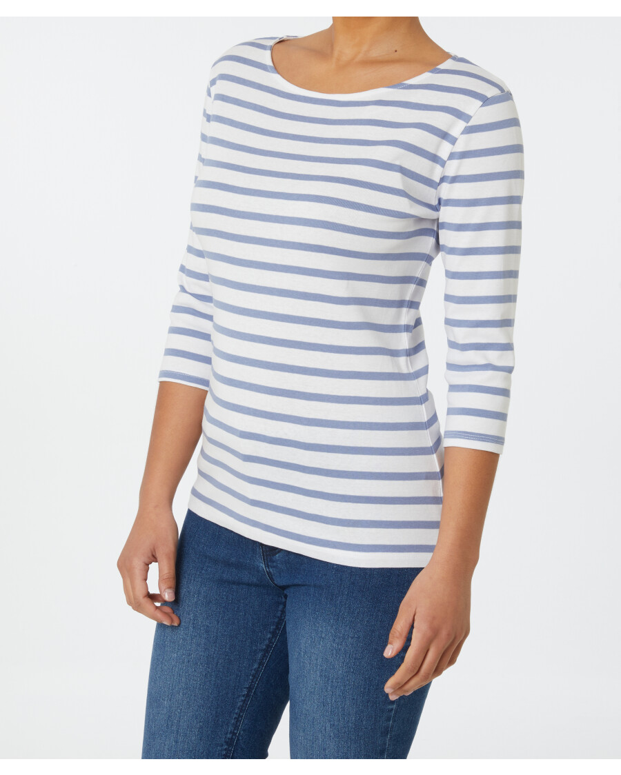 Shirt mit weitem Rundhalsausschnitt