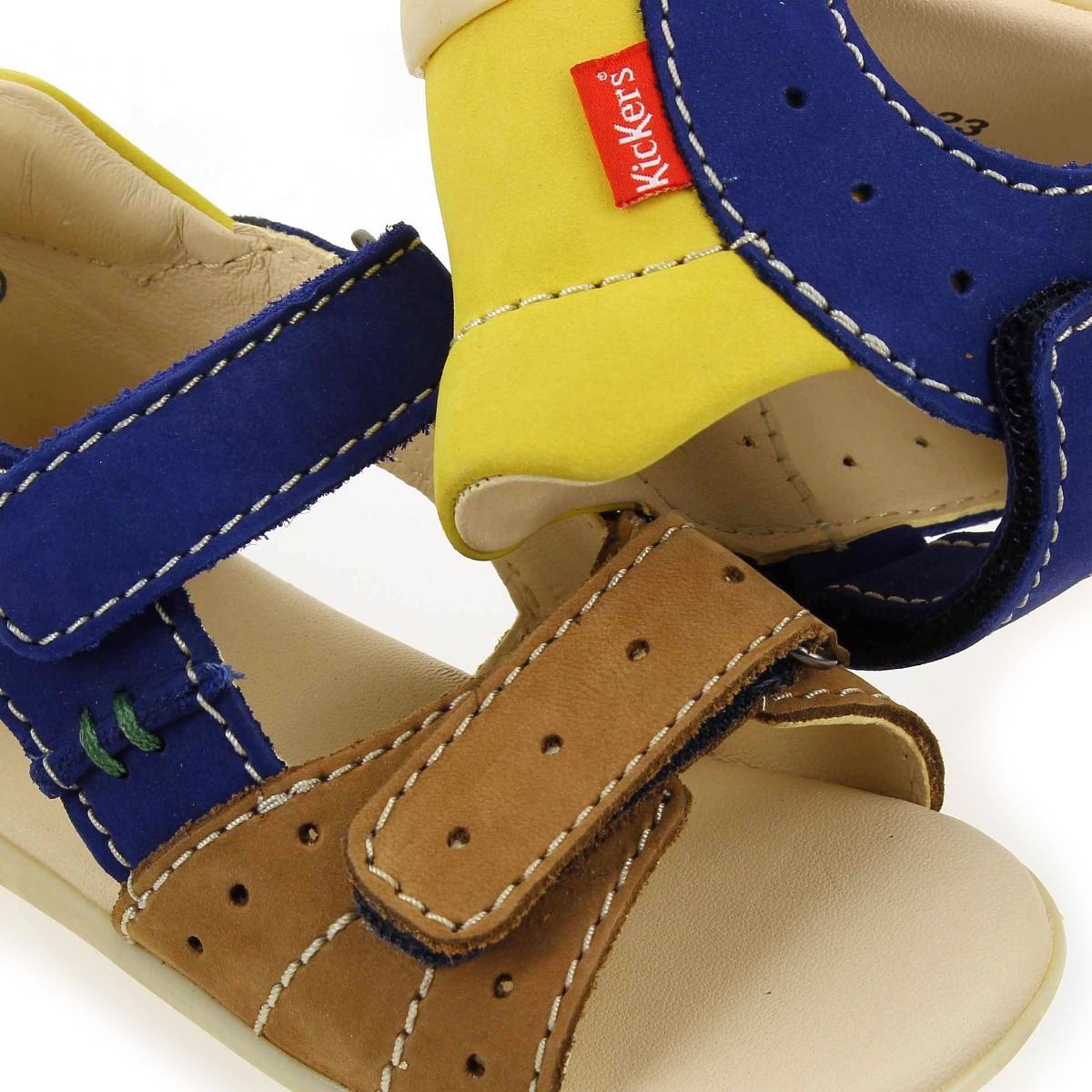 Kickers  BOPING-2 - Beige Bleu