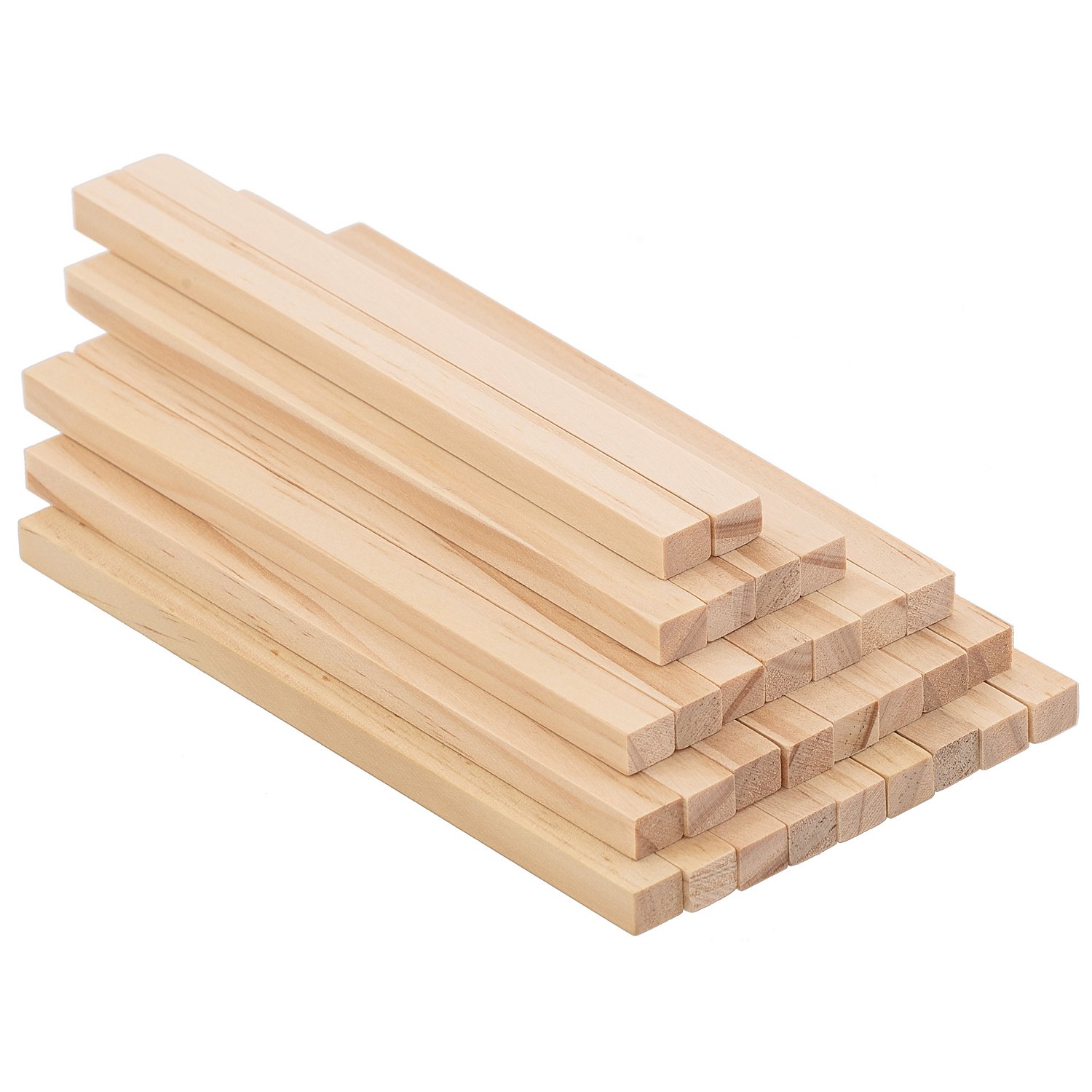 Holz-Klötzchen, mini, 30 Stück