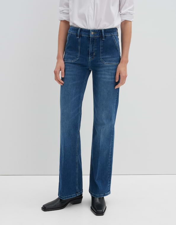 Long Flared Jeans Carie utility