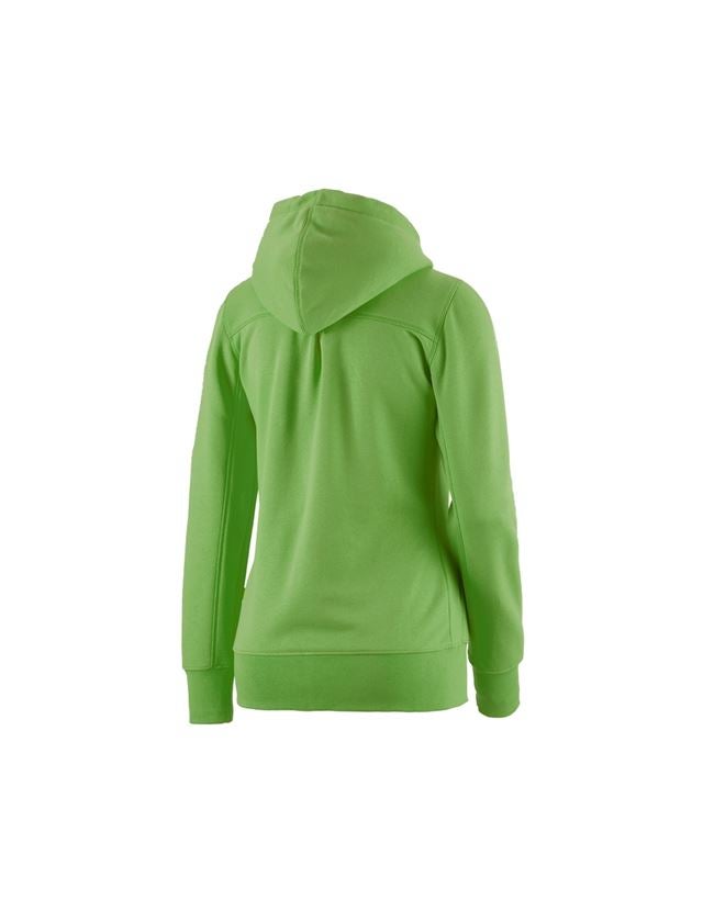 e.s. Hoody-Sweatjacke poly cotton, Damen