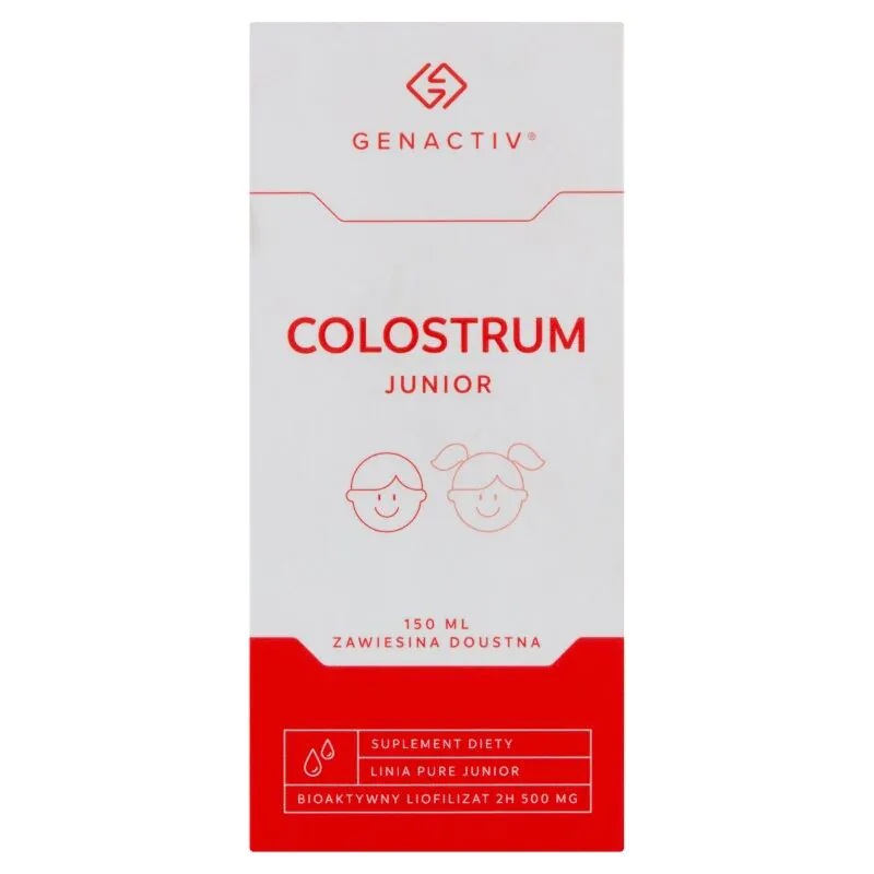Genactiv Colostrum Junior Σκεύασμα ενίσχυσης του ανοσοποιητικού συστήματος, πόσιμο εναιώρημα