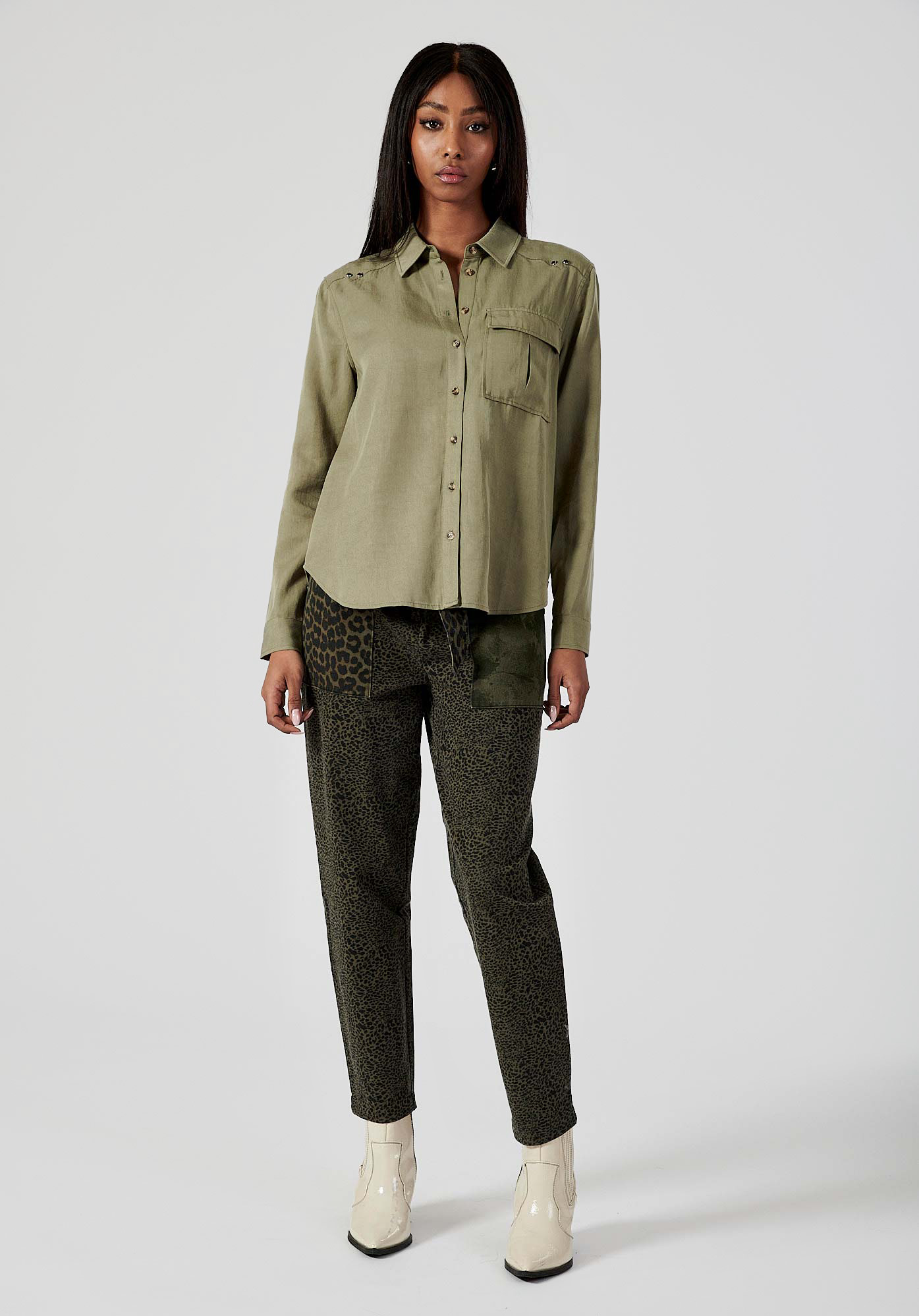 CLINT  Chemise kaki Femme