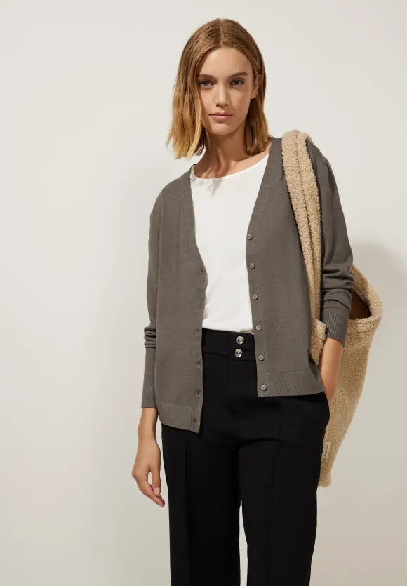 Street One Cardigan mit V-Ausschnitt