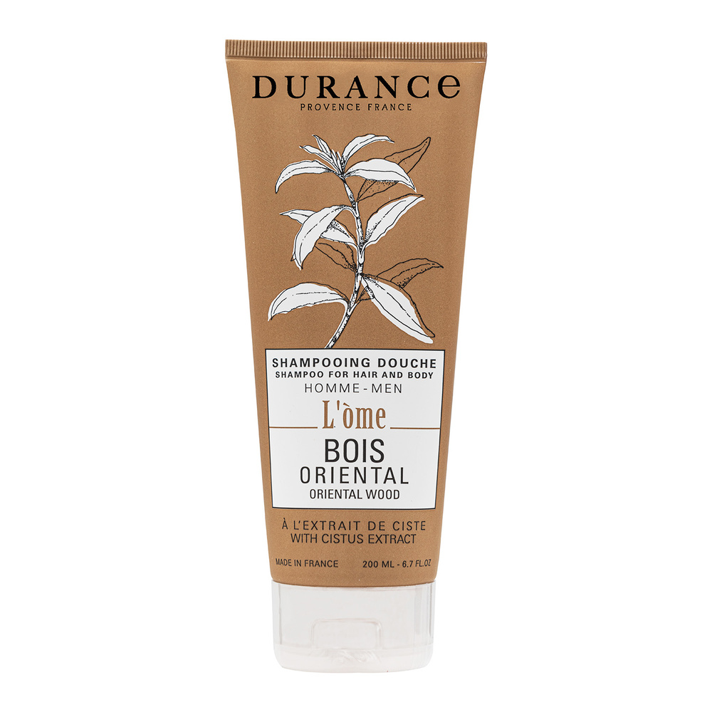durance Shampooing Douche Bois Oriental à l'extrait de Ciste Shampoing douche 200 ml