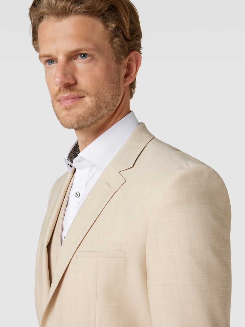 2-Knopf-Sakko mit Allover-Muster Modell 'Arti' in beige