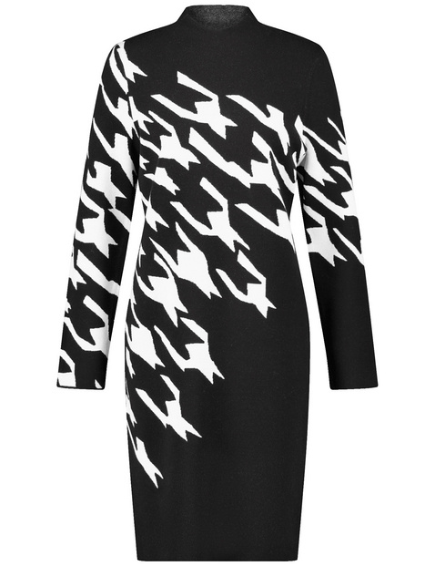 Strickkleid mit Jacquard-Muster