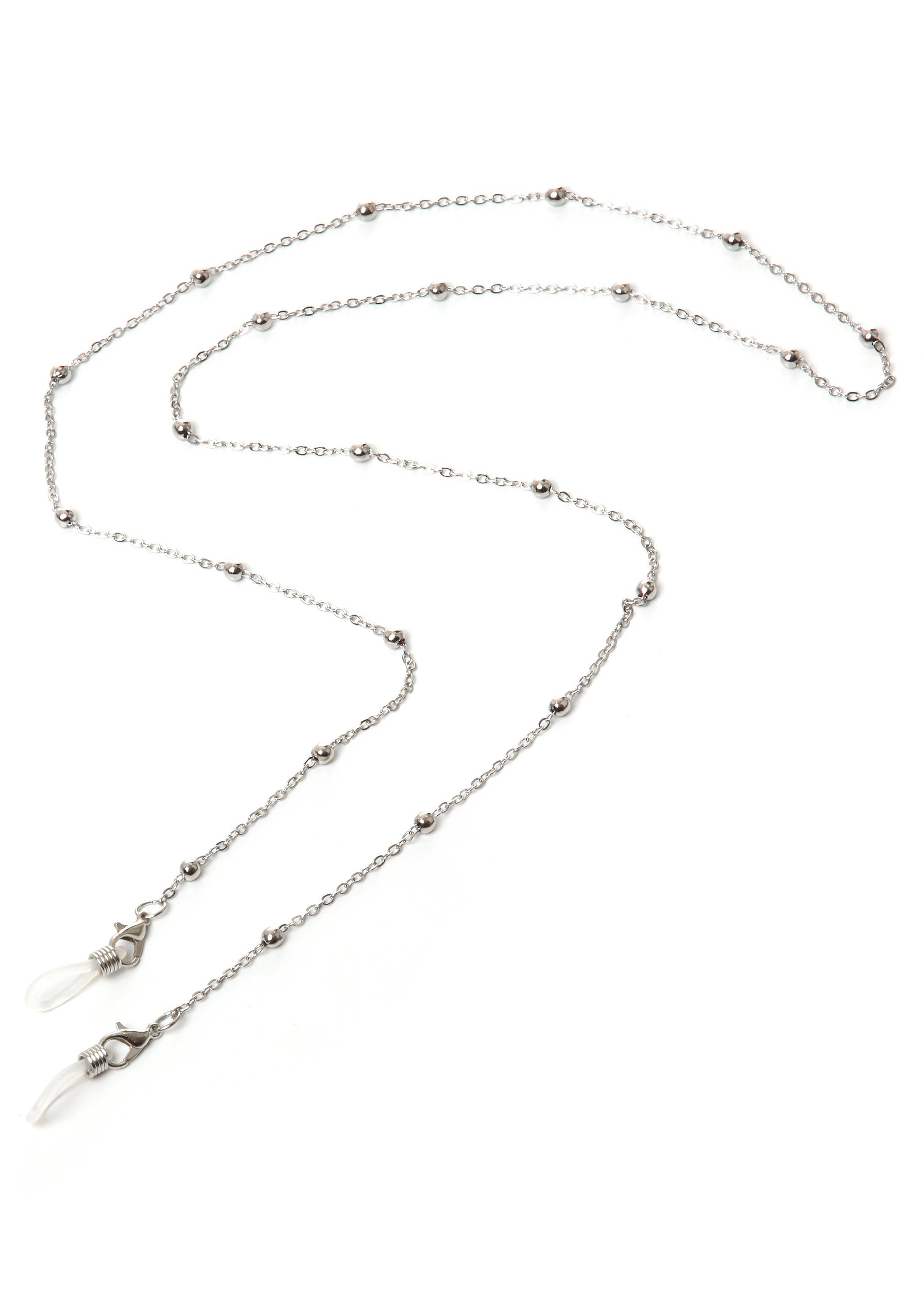 Firetti Brillenkette mit Kugelelementen, rhodiniert