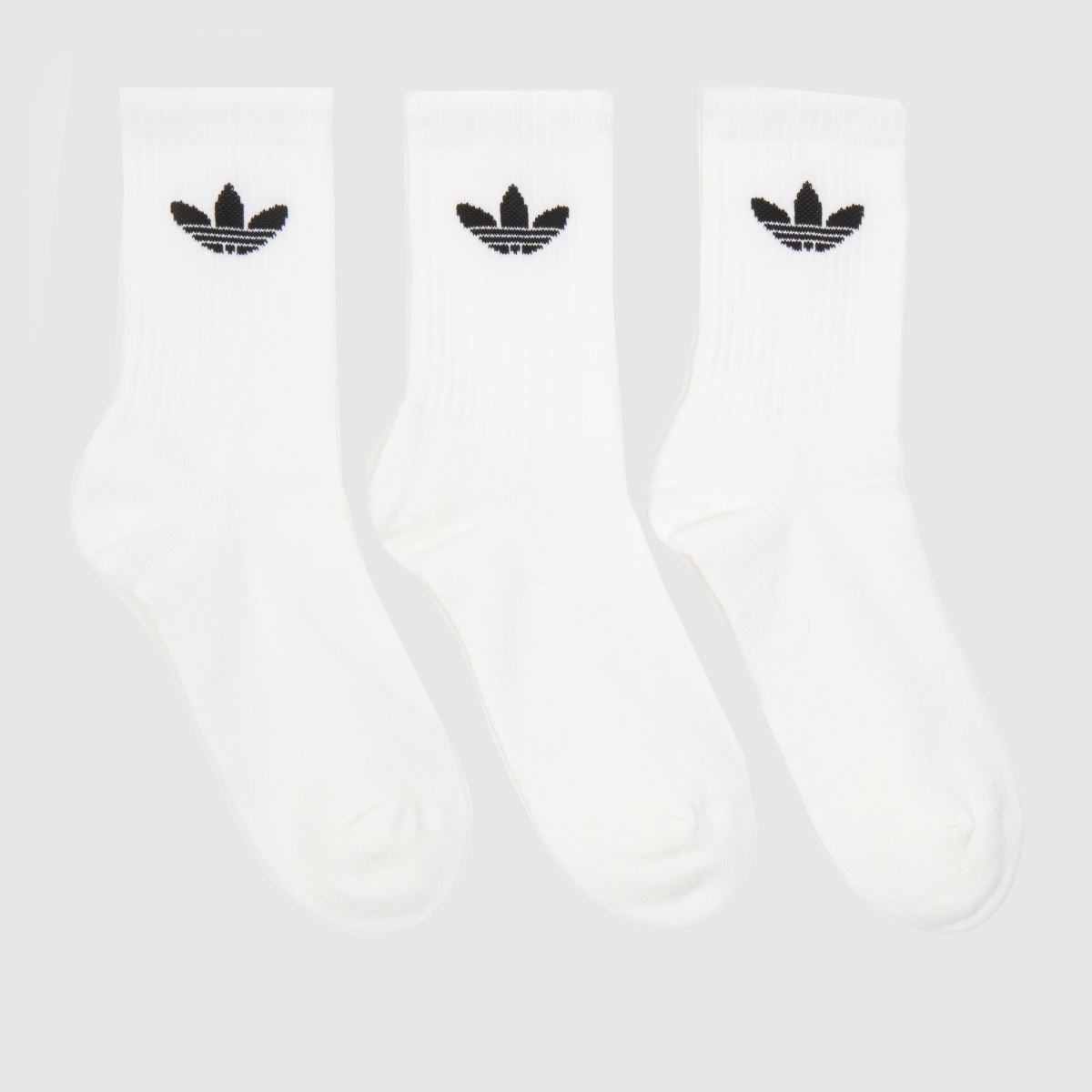 adidas fehér és fekete eredeti zokni, 3 darabos szett