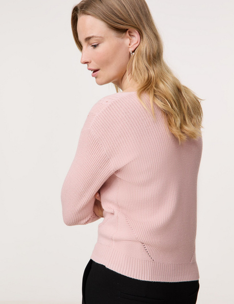 Pullover mit Ajour-Details