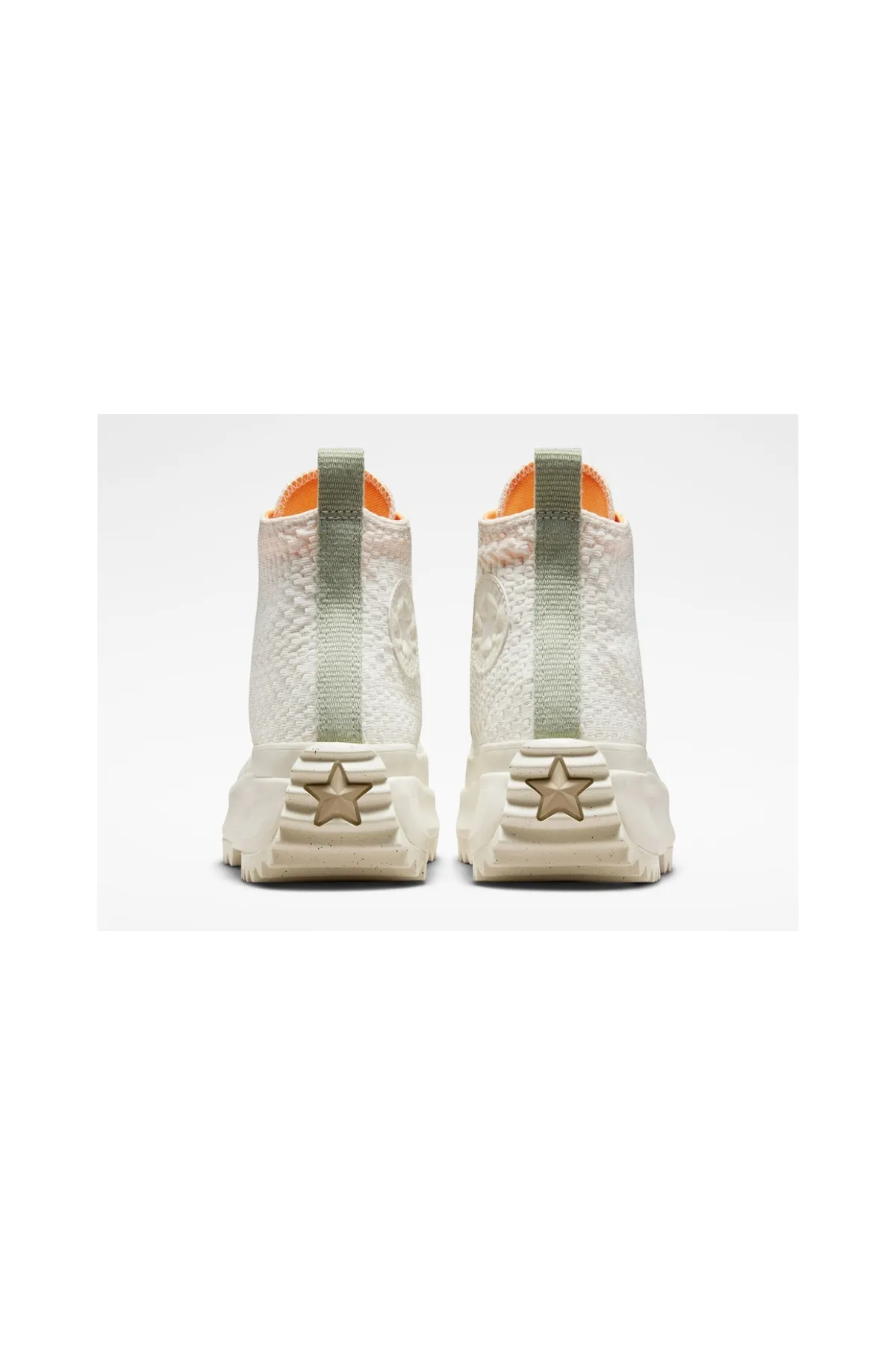 converse  Run Star Hike Platform Unisex Creme/Grün Sneaker