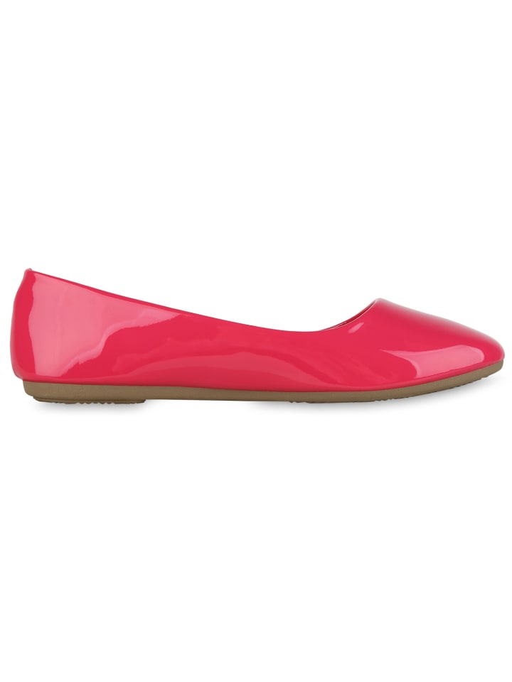 VAN HILL Klassische Ballerinas Coral in Fuchsia Lack günstig kaufen