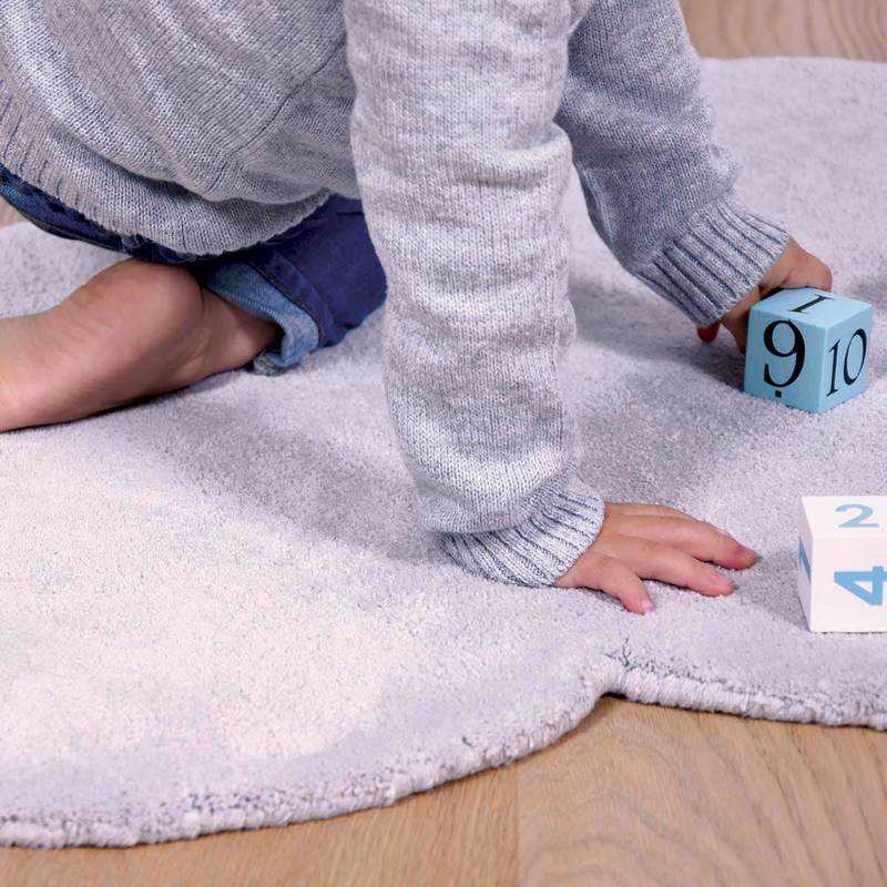 Tapis nuage gris clair Lilipinso and Co