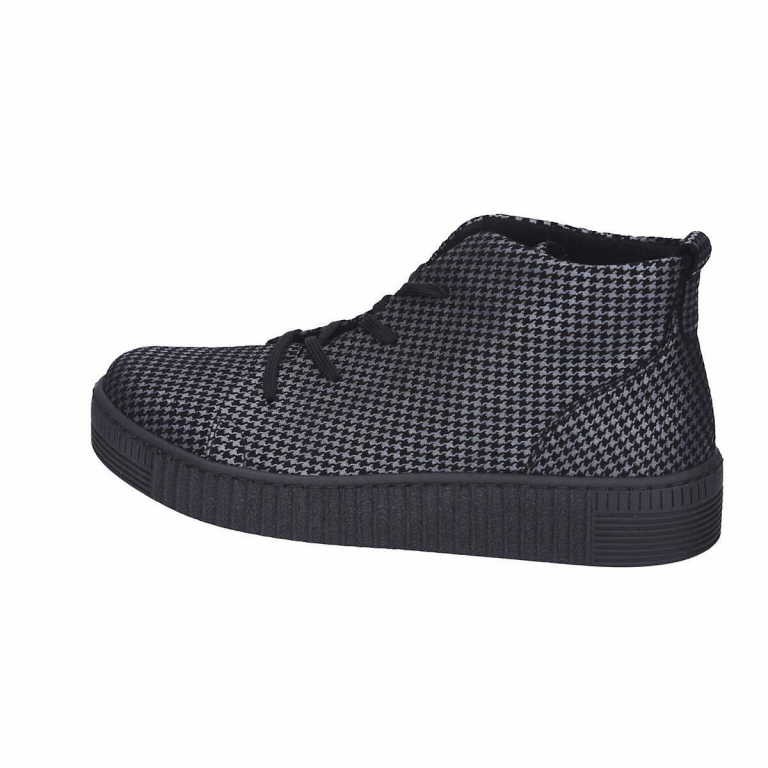 GABOR Schnür-Stiefeletten schwarz